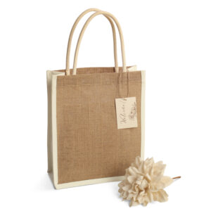burlap tote