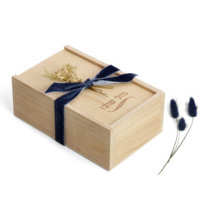 dusty blue natural box