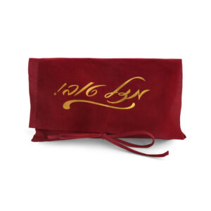 wine suede envelope